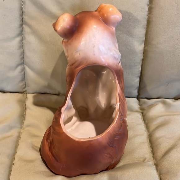 Napco Collie puppy planter 5” tall, Numbered 6717 Adorable! - Picture 5 of 9